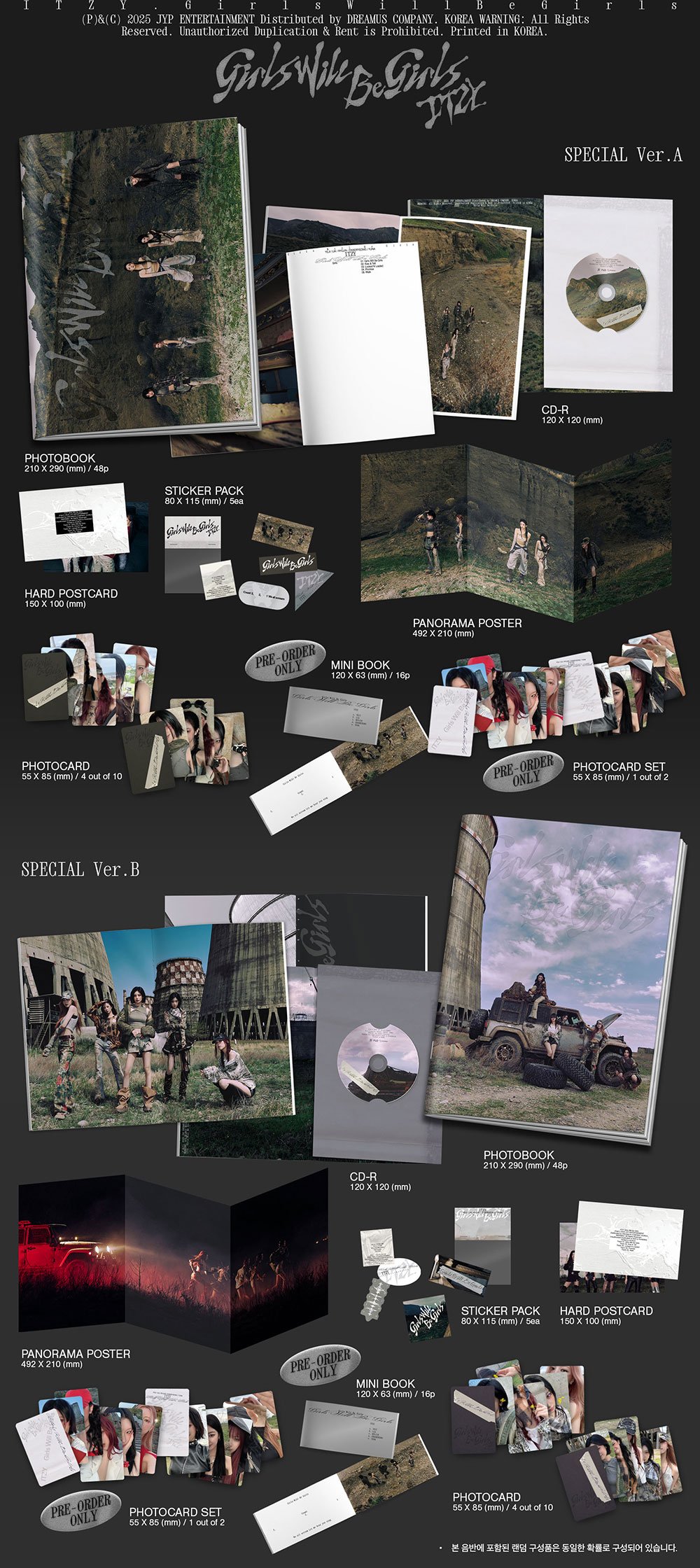 Image of [PRE-ORDER] ITZY ‘Girls Will Be Girls’ Special Edition