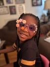 Handmade daisy glasses