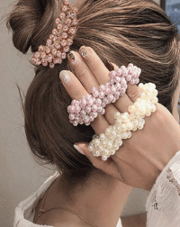 Image 1 of Pearls Hair Ties