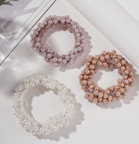 Image 5 of Pearls Hair Ties