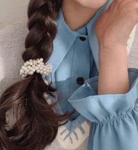 Image 2 of Pearls Hair Ties