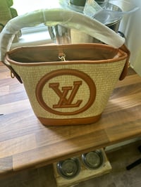 Image 1 of Lv wicker bucket bag 