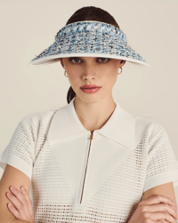 Image 5 of St. John x Malbon Signature Tweed Visor [2025]