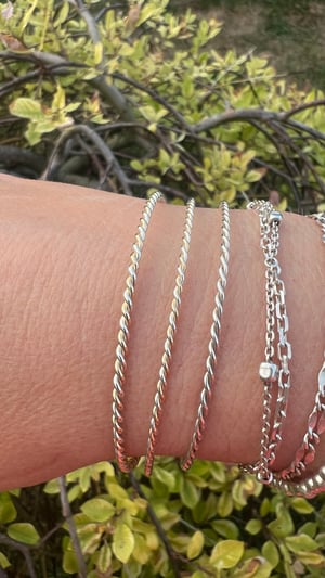 Image of Twist mixed metal Perfect Fit Bangle wholesale