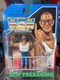 Image 1 of **NEW SLIDE PACKAGING** **IN STOCK   VLAD THE SUPERFAN Wrestle-Something Wrestlers 4.5" Retro Figure
