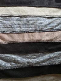 Image 2 of Linen 2 Ply Cloths- Set of 12 in Greys/Black