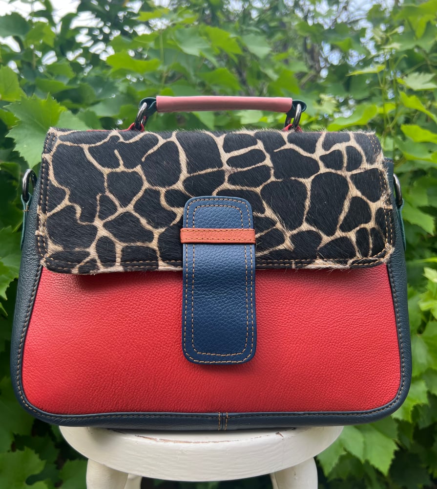 Image of Harlequin Collection - Zerowaste Recycled Leather/Fur #34A