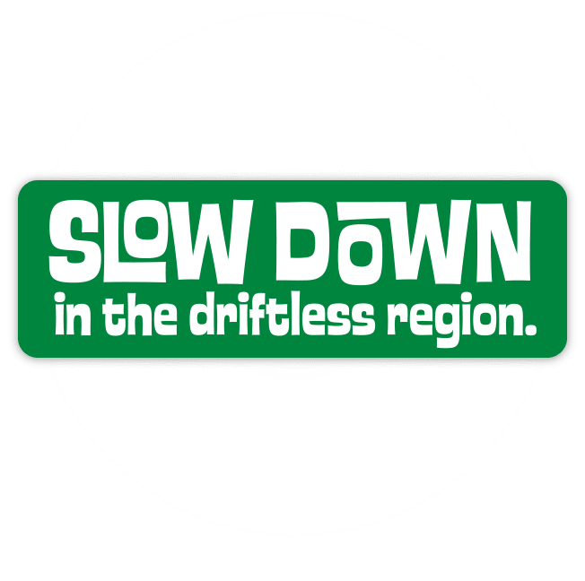 Image of SLOW DOWN sticker