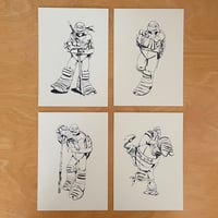 Image 1 of Mondo 2018 Heroes in a Half Shell art show Daybill invitation set