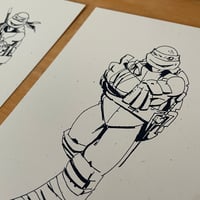 Image 3 of Mondo 2018 Heroes in a Half Shell art show Daybill invitation set