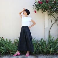 Image 1 of Jupe Tsumugui  'Aï '    スカート 紬　藍 ( indigo ) 