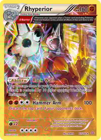 Rhyperior (Omega) - XY - Primal Clash - 77/160 - Holofoil - Near Mint
