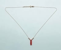Coral Branch 14k necklace
