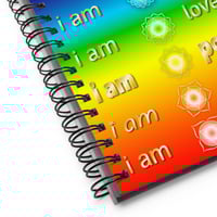 Image 4 of Chakra Affirmations - Spiral notebook