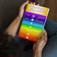 Image 5 of Chakra Affirmations - Spiral notebook