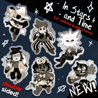 Image 1 of (PRE-ORDER) In Stars and Time 2.5" Acrylic Charms
