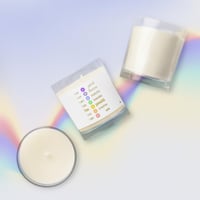 Image 2 of Chakra Affirmations - Glass jar soy wax candle