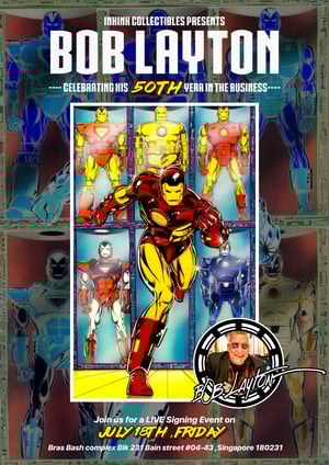 Image of Pre-Order: Bob Layton // 2025 InkInk Signing Event ** Limited slots ** 