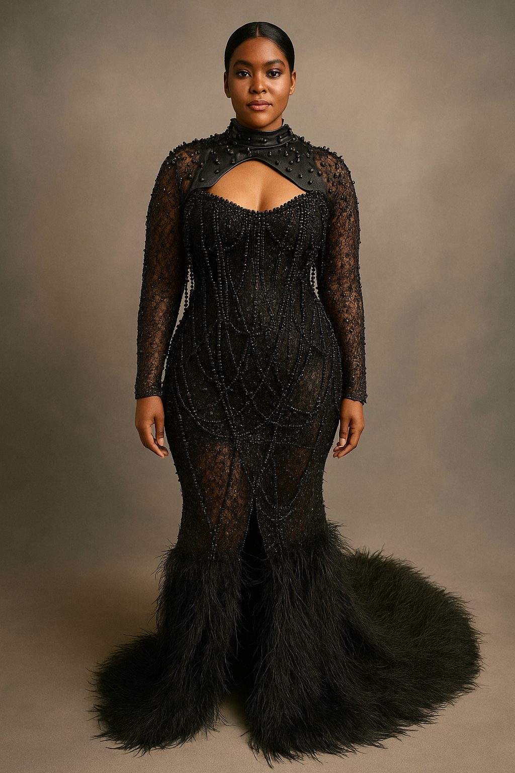 The Midnight Mystique Gown | Greenwear Designs The Midnight Mystique Gown | Greenwear Designs
