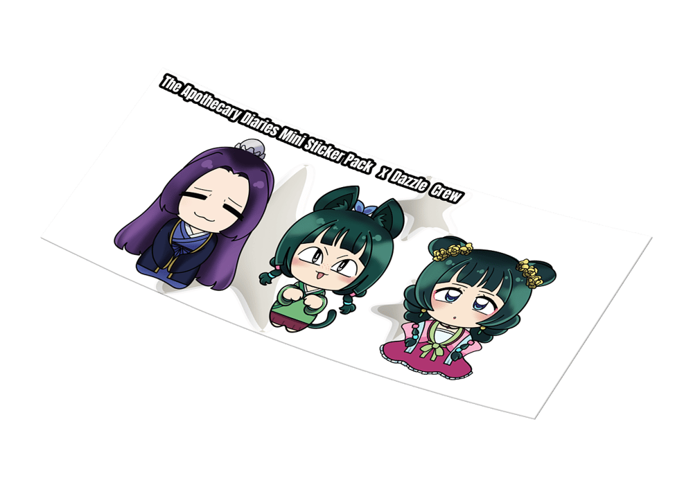Image of The Apothecary Diaries Mini Sticker Sheet