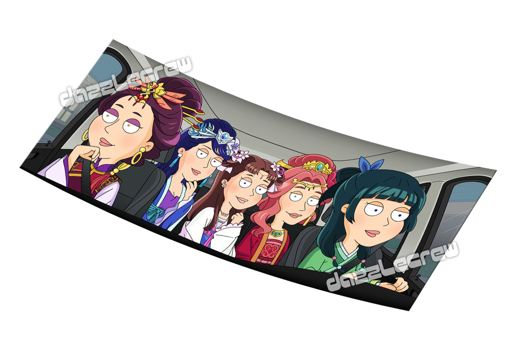 Image of The Apothecary Diaries Family Guy Scene Box Sticker