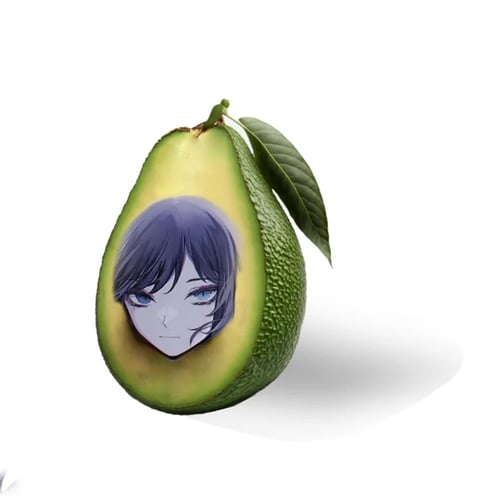 Image of Ado Avocado Meme Sticker