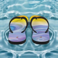 Image 2 of Beach Waves Dreamscape - Flip-Flops