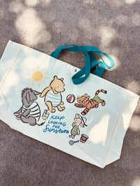 Hundred Acre Beach Canvas Tote