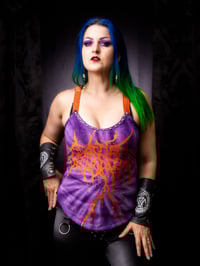 Image 5 of Multiple Size Cattle Decapitation Tie Dye Tank Top