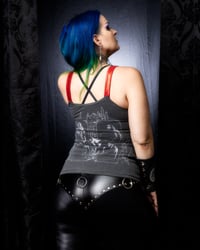 Image 4 of S/M Skeletal Remains Tank Top