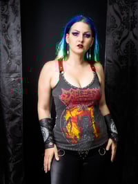 Image 5 of S/M Skeletal Remains Tank Top