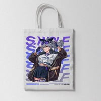 Image 1 of Silver Wolf Tote Bag