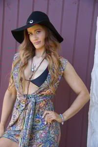 Image 2 of Sahara Daze Paisley Boho Maxi Dress