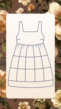 Image 1 of Custom Made Meadow Lark Mini Dress