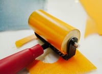 Image 2 of Kids art classes - Gelliprinting with stencils - 11/08/25 from 9-10.30