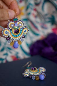 Image 3 of Mini Earrings - Pervenche and cie - Fermoirs Or en Gold Filled 14 ct