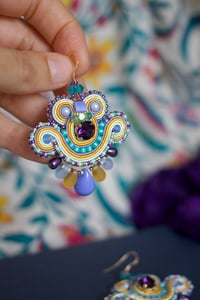 Image 5 of Mini Earrings - Pervenche and cie - Fermoirs Or en Gold Filled 14 ct