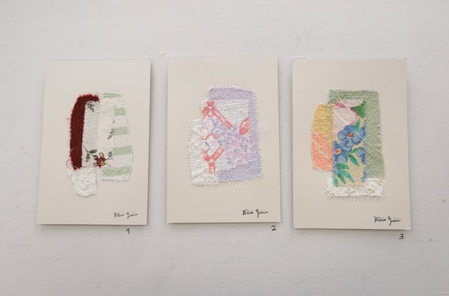 Aiguilletage sur papier