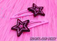 Image 2 of Y2K Star Hair Clips
