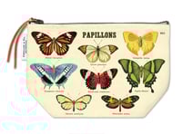 Image 1 of Cavallini & Co. Papillions Vintage Style Canvas Pouch