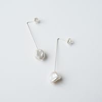 Image 4 of *NEW* Parla Earrings One / Sterling silver pearl drop earrings