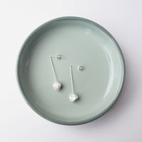 Image 5 of *NEW* Parla Earrings One / Sterling silver pearl drop earrings