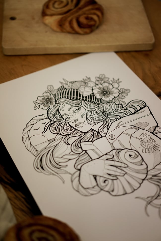 Hamburger Deern Print