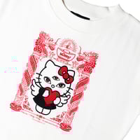 Image 3 of Holy Kitty Baby Tee (White)