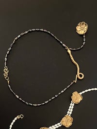 Image 2 of Snake Chasing a Flower Necklace