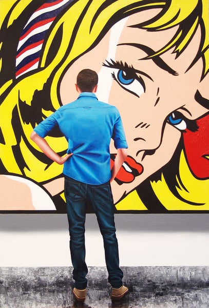 Image of Girl With Hair Ribbon