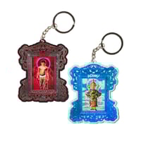 Image 1 of Sky Guardian x Chief Keef Lucky Keychain (Red/Blue)