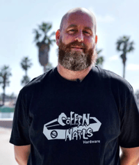 Image 3 of Frontside Coffin Nails Black Logo T-Shirt 