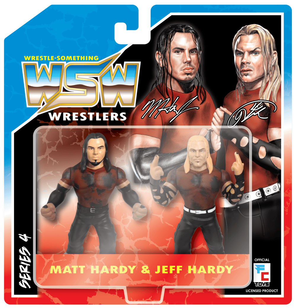 **PREORDER** Matt Hardy & Jeff Hardy Retro Wrestle-Something Wrestlers Series 4 Two Pack by FC Toys 