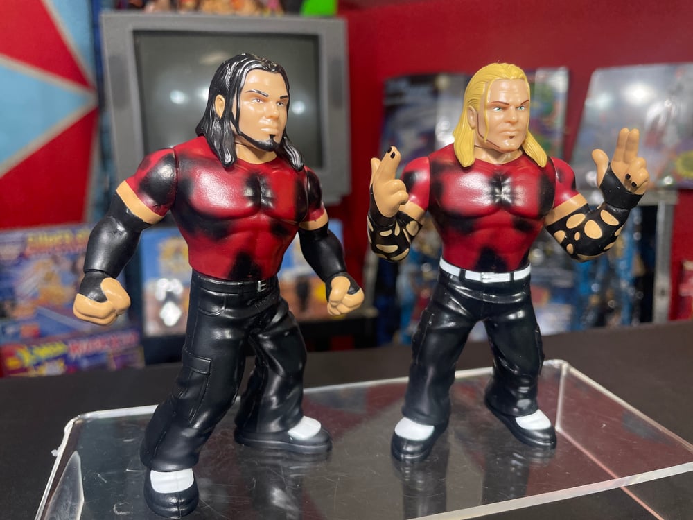 **PREORDER** Matt Hardy & Jeff Hardy Retro Wrestle-Something Wrestlers Series 4 Two Pack by FC Toys 